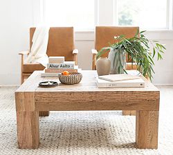 Finnegan Square Reclaimed Wood Coffee Table (39.5")