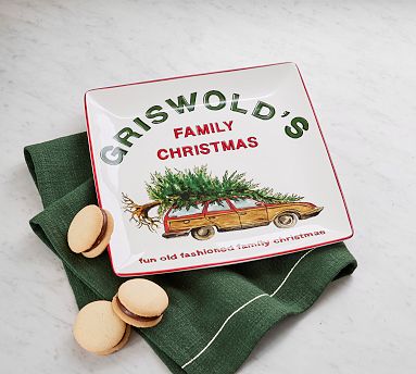National Lampoon's Christmas Vacation Stoneware Cookie Platter