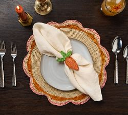 Carrot Napkin Rings - Set of 4
