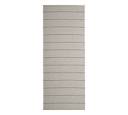 Open Box: Pappelina Carl Striped Reversible Outdoor Rug, 2' X 3', Warm Gray/ Fossil Gray