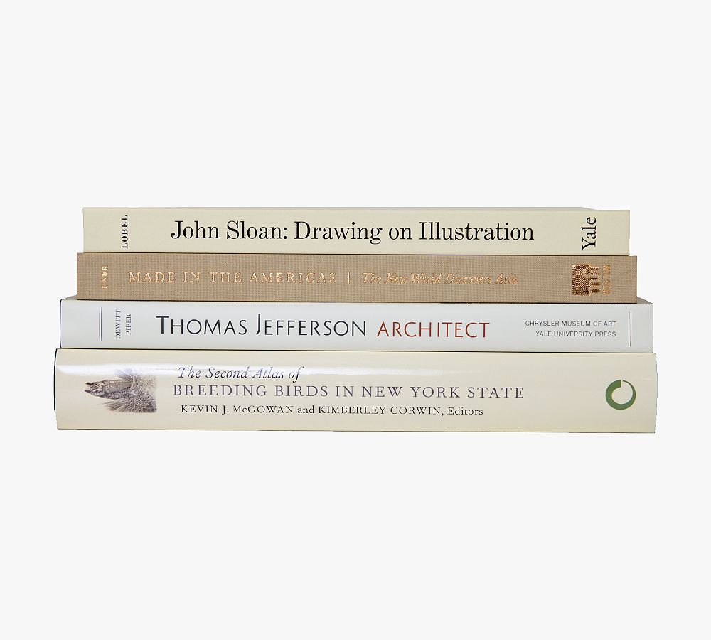 Coffee Table Book Stack, Set of 4 - Beach, Set of 4