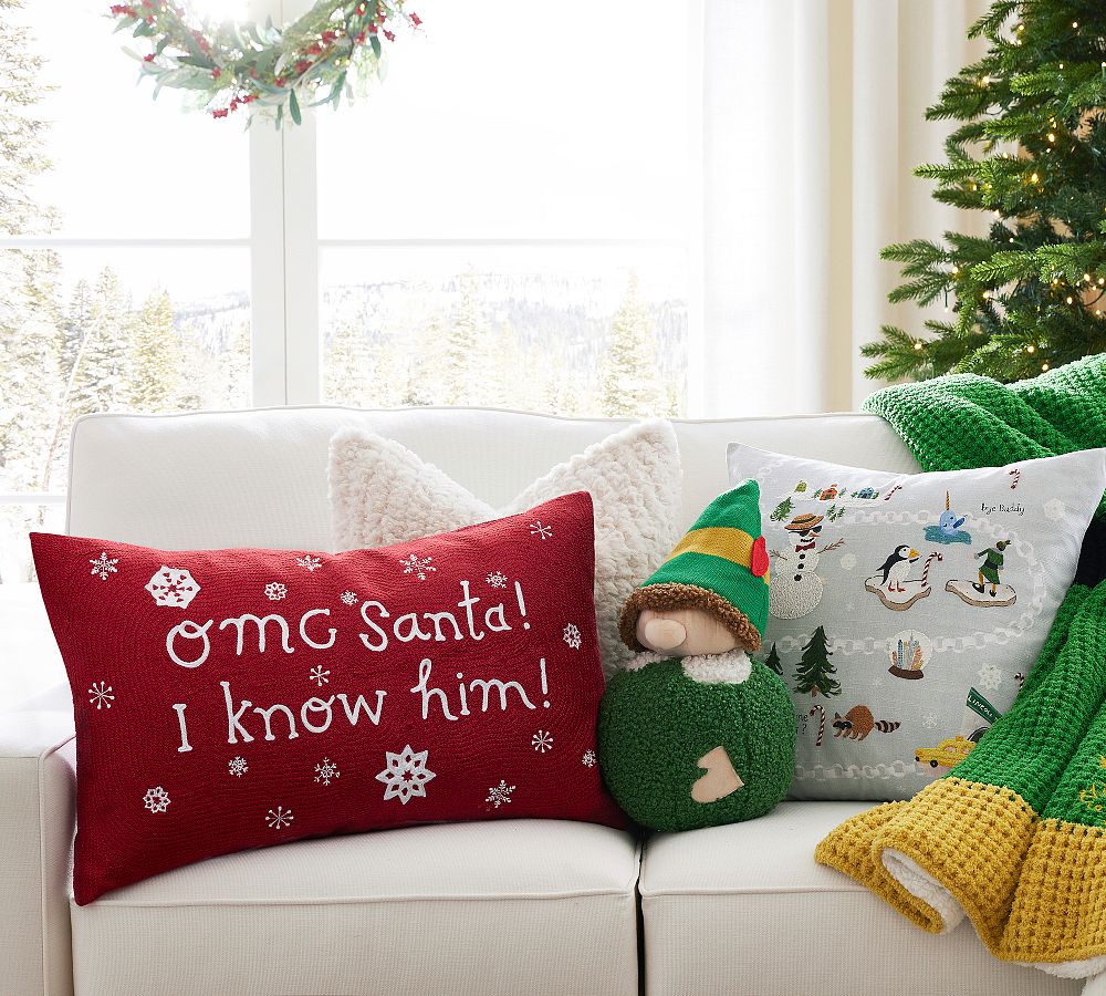 OMG Santa! I Know Him! Elf&#8482; Pillow
