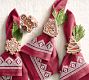 Gingerbread Stoneware Napkin Rings - Mixed Set of 4