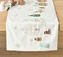 Gingerbread Train Embroidered Table Runner