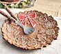 Gingerbread Wreath Stoneware Serving Platter