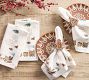 Gingerbread Stoneware Napkin Rings - Mixed Set of 4