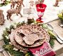 Gingerbread Teddy Bear Stoneware Appetizer Plates - Set of 4