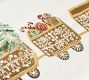 Gingerbread Train Embroidered Table Runner