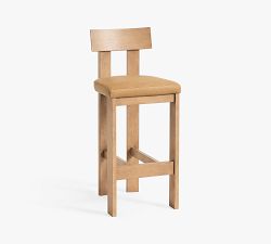 Aldon Leather Stool