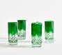 Antique Cut Highball Glasses - Set of 4