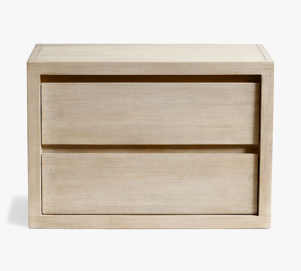 Open Box: Cayman Wide Nightstand, Biscotti