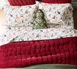 Embroidered Tree Shaped Pillow