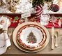 Nostalgic Christmas Icon Stoneware Salad Plates - Set of 4