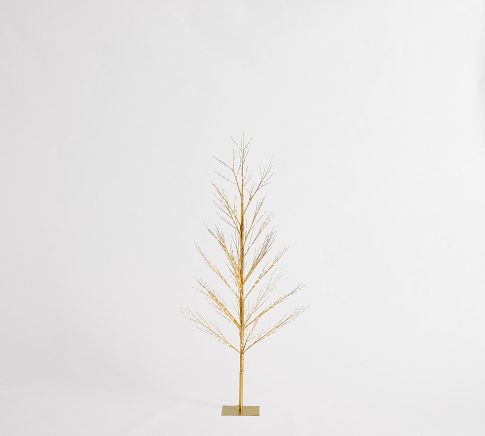Lit Twinkling Twig Tree - 5'H