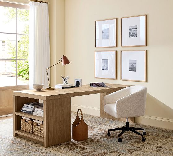 Pottery Barn ホワイト 木製 デスク 引き出し付き ポッタリーバーン Hutches Desks & Desk Chairs | Pottery Barn Kids