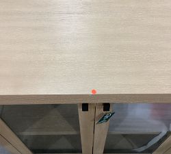 Open Box: Modern Farmhouse Modular Glass Cabinet - Fog-1287727