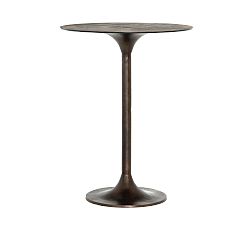 Collier Metal Round Bar Height Outdoor Dining Table (32&quot;)