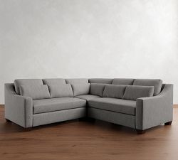 York Slope Arm Deep Seat 3-Piece L-Shaped Sectional (98&quot;)