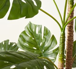 Faux Monstera Tree - 7.25'