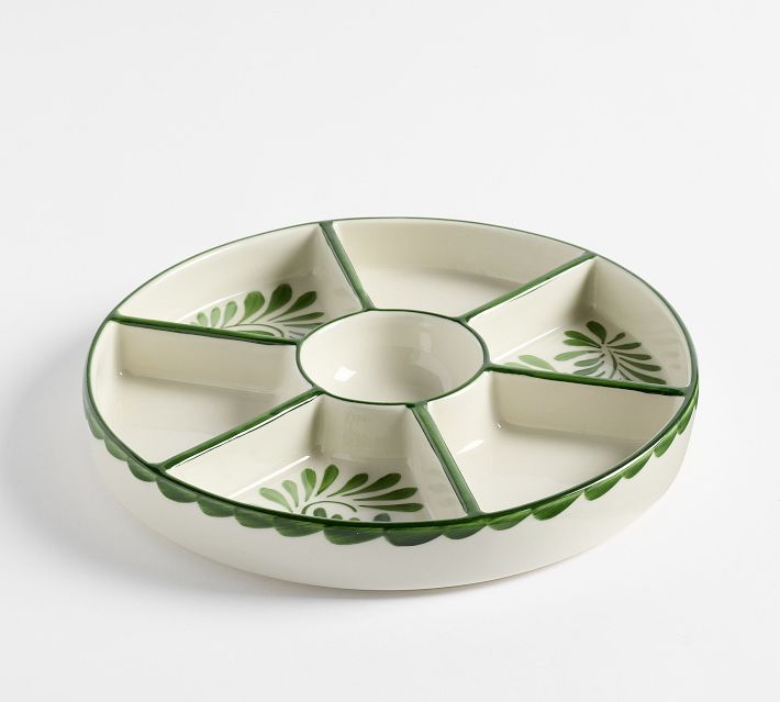 Puebla Porcelain Multi-Condiment Server | Pottery Barn