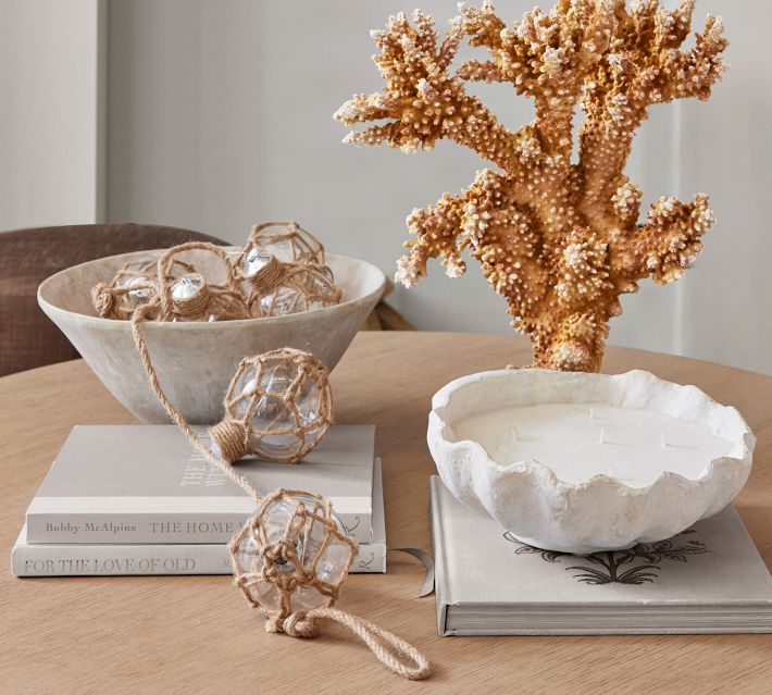 出品5/25迄 最終価格 新品未使用Coral&Tusk オーナメント3点セット Stag Horn Coral Centerpiece Featuring Premium Crystals and Natural