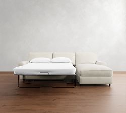 PB Comfort Roll Arm Chaise Sleeper Sectional (112&quot;)