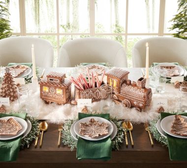 Gingerbread Table Setting