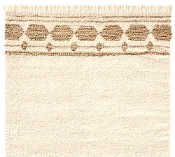 Delray Wool Jute Border Rug