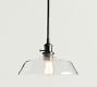 Farmhouse Glass Pole Pendant (13")