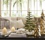 Lit Faux Pine Trees