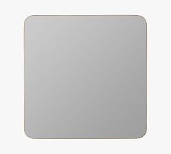 Slim Profile Square Wall Mirror