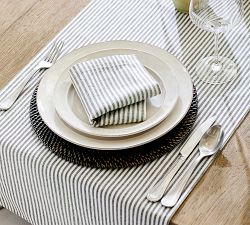 Wheaton Striped Cotton/Linen Table Runner