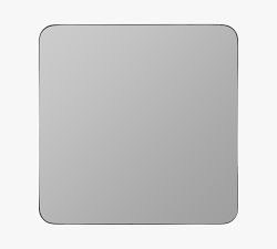 Slim Profile Square Wall Mirror