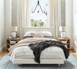 Tufted Cotton Linen Quilt