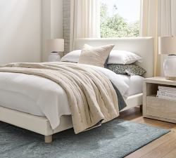 Tufted Cotton Linen Quilt