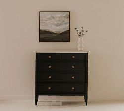 Adrien Marble 5-Drawer Dresser (40&quot;)