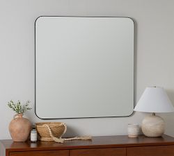Slim Profile Square Wall Mirror