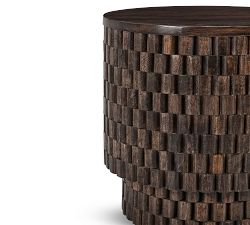 Beirut Round End Table (25&quot;w)