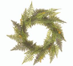 Faux Fern Grove Wreaths