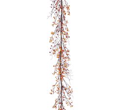 Faux Bittersweet Wreath &amp; Garlands