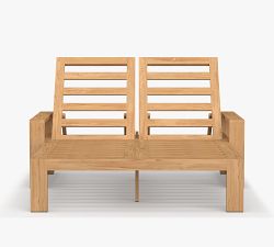 Malibu Teak Outdoor Double Chaise Lounge