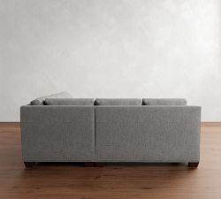 York Square Arm 3-Piece L-Shaped Sectional (93&quot;)