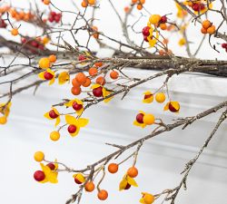 Faux Bittersweet Wreath &amp; Garlands