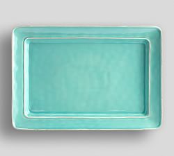 Cambria Handcrafted Stoneware Rectangular Serving Platter - Thumbnail 3