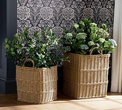 Chris Loves Julia Woven Basket Planters