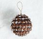 Glitter Pinecone Sphere Ornament