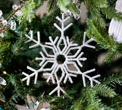 Glitter Snowflake Ornament