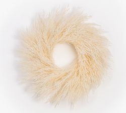 Faux Fountain Grass Wreath - 26&quot;