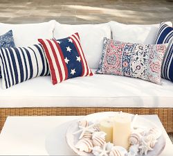 Flag Embroidered Pillow