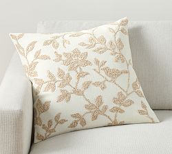 Hermosa Floral Embroidered Pillow - Thumbnail 2